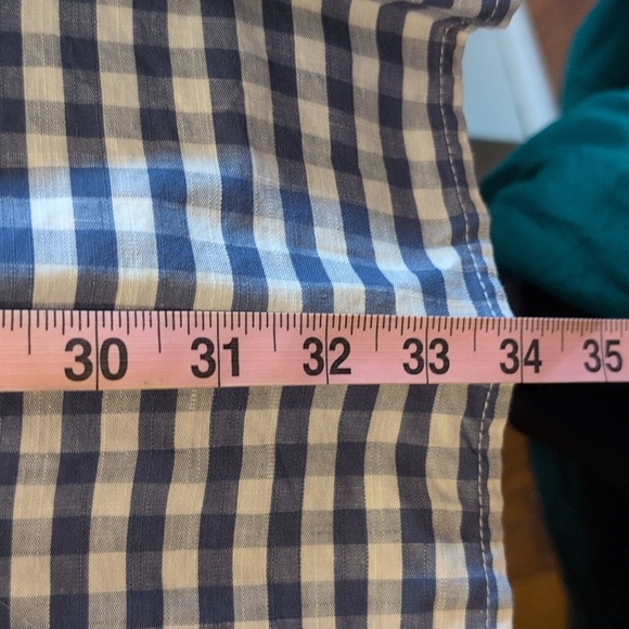 NWT Universal Thread Navy and White Checkered Tiered Maxi Skirt - Picture 5 of 8